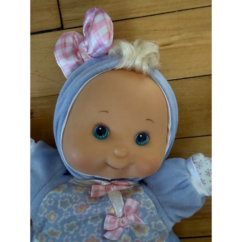 Vintage‎ Kids Plush Doll Purple 12